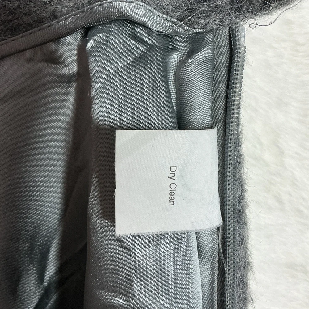 Y2k 90;s vintage J. Crew gray 100 acetato Wool Blend size 6